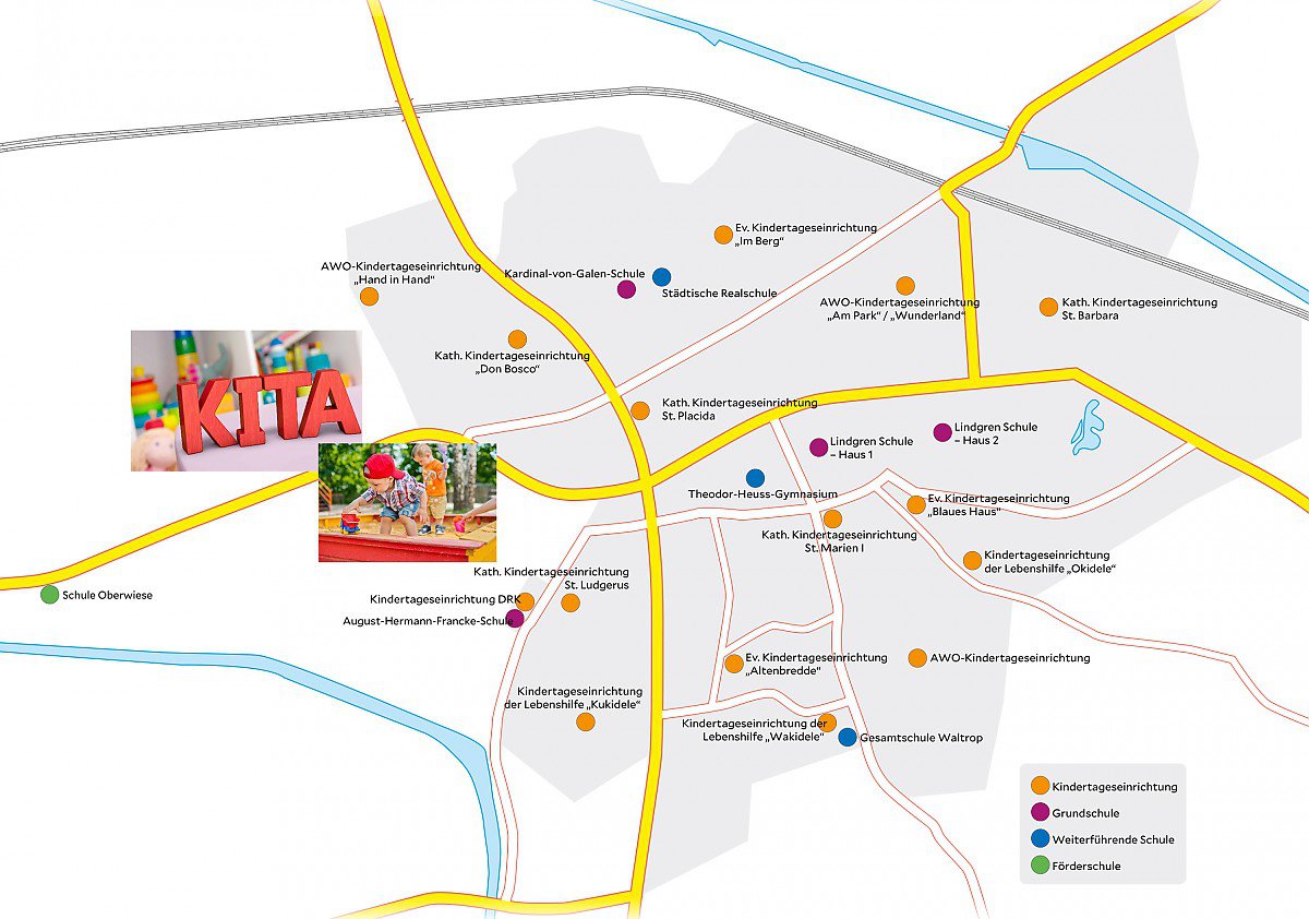 Foto Das KiTa-Angebot der Stadt Waltrop